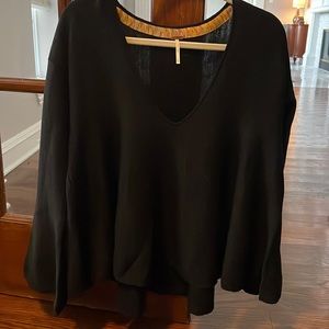 Free People Sweater - Cotton/Linen/Acrylic/Rayon blend